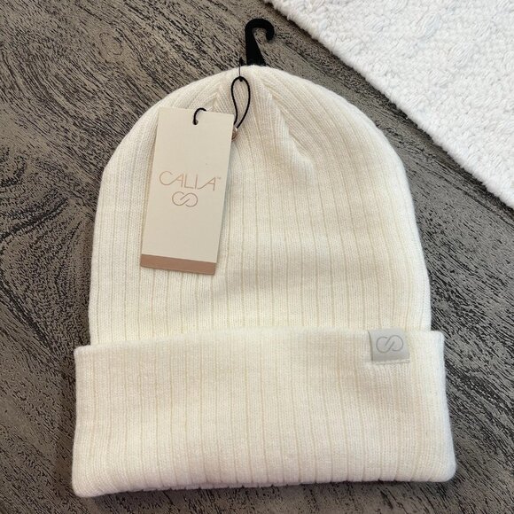 Calia Other - Calia Womens OSFM Ribbed Beanie Pull On Comfortable Hats Cloud Size OS NWT